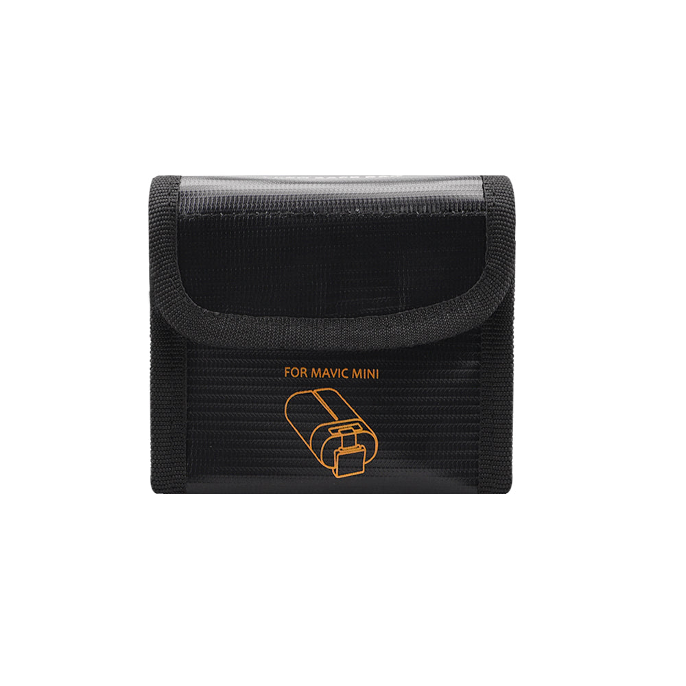 Safety Protection Lithium Battery Explosion-proof Bag for DJI Mavic Mini Drone, Size: 9 x 9.2 x 5cm