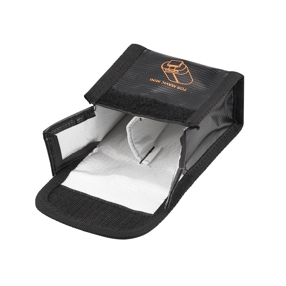 Safety Protection Lithium Battery Explosion-proof Bag for DJI Mavic Mini Drone, Size: 9 x 9.2 x 5cm