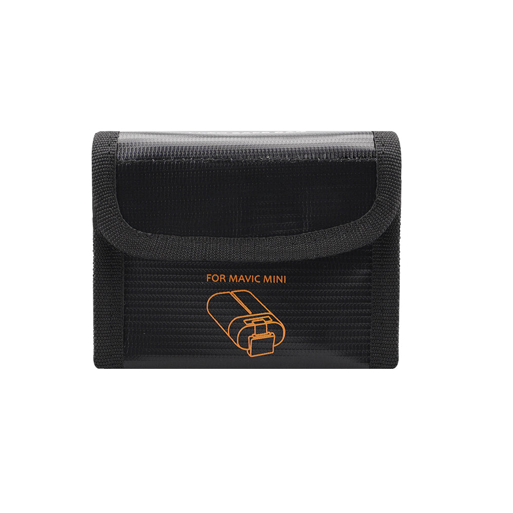 Explosion-proof Safety Protection Lithium Battery Storage Bag for DJI Mavic Mini Drone, Size: 9 x 11.3 x 5cm
