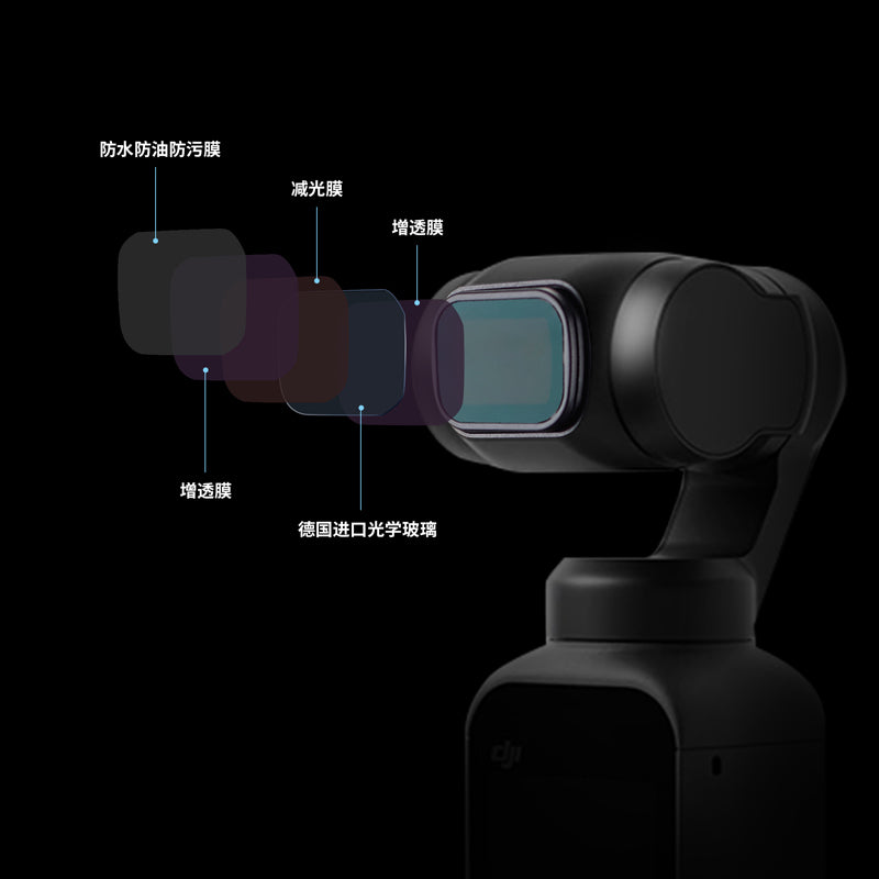 Uniqkart Professional Camera Lens Filter for DJI Pocket 2 Handheld Gimbal, ND16