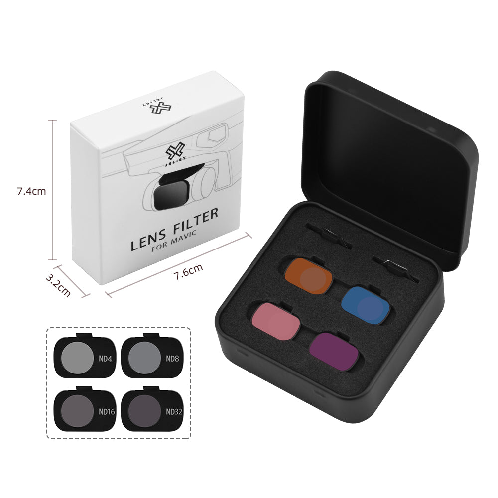 ND Lens Filters ND4 ND8 ND16 ND32 4-Piece Set for DJI Mavic Mini /Mini 2