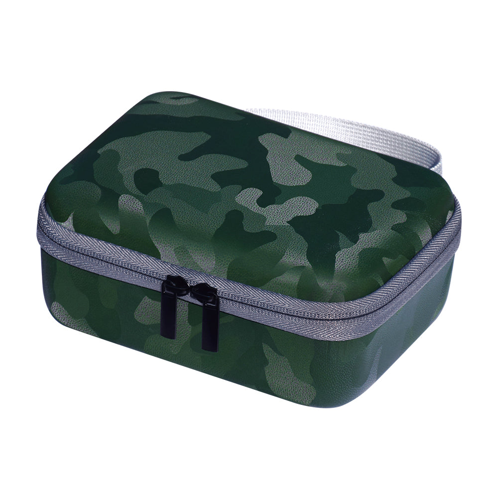 Remote Controller Storage Bag PU Waterproof Carry Case Hard Handbag for DJI MAVIC MINI 2 - Camouflage Green