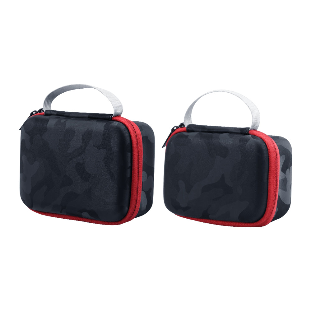 2Pcs/Set Camouflage Pattern Carrying Case Drone Body Bag + Remote Controller Storage Bag (EWB8240_3) for Mavic MINI 2 - Black