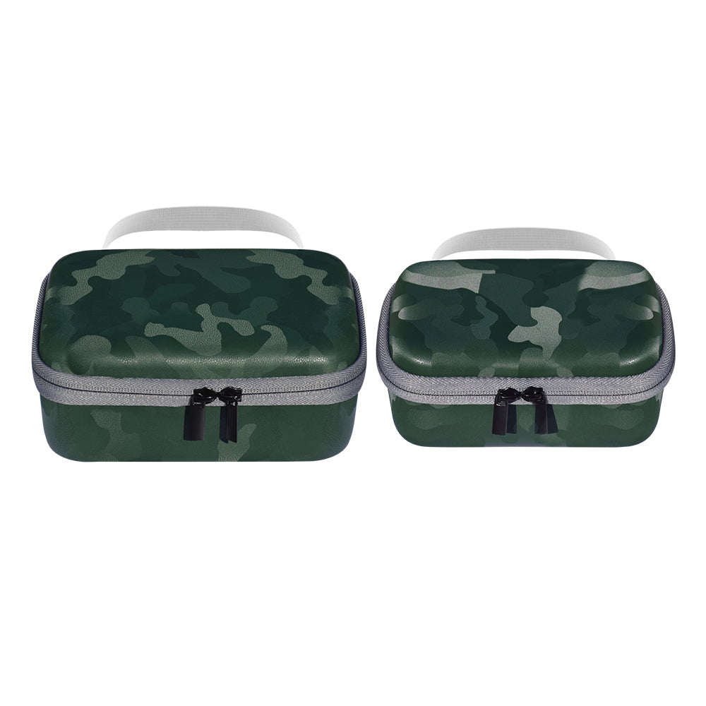 2Pcs/Set Camouflage Pattern Carrying Case Drone Body Bag + Remote Controller Storage Bag (EWB8240_3) for Mavic MINI 2 - Green