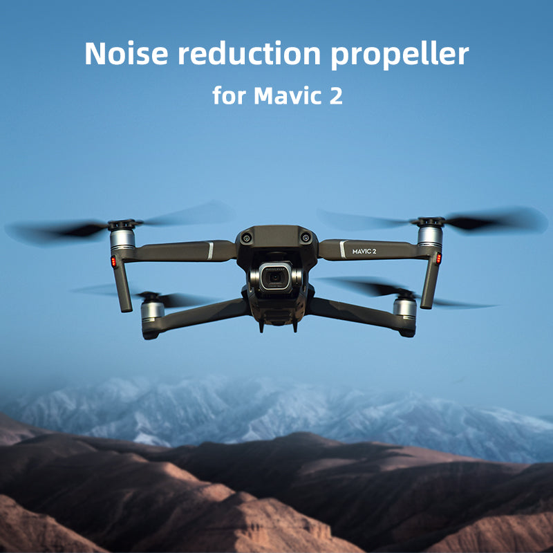 4 Pairs Low-Noise Nylon Fiber Propellers Drone Accessories for DJI Mavic 2 8743F