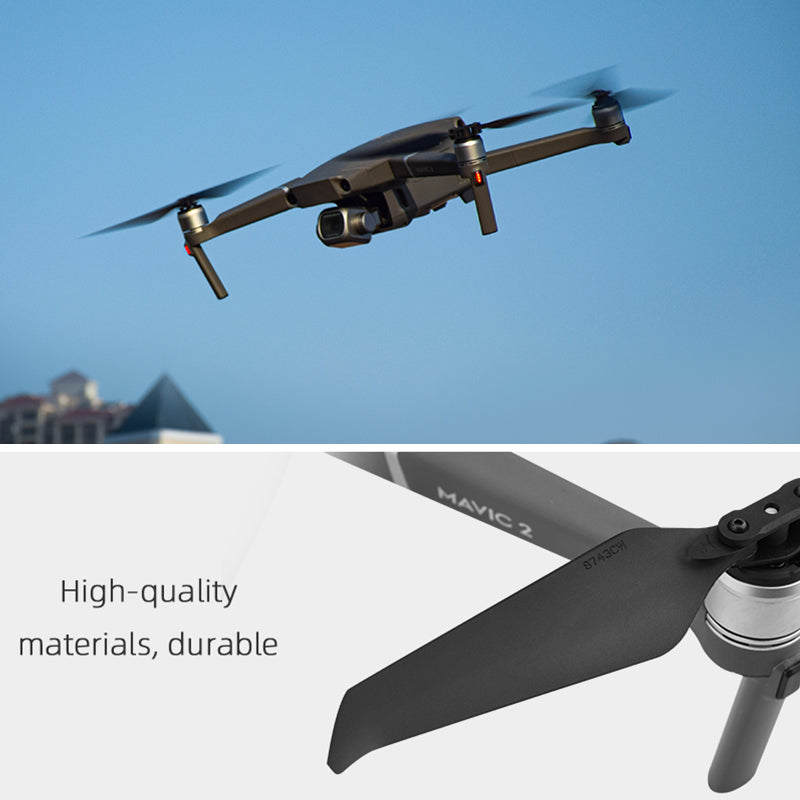 4 Pairs Low-Noise Nylon Fiber Propellers Drone Accessories for DJI Mavic 2 8743F