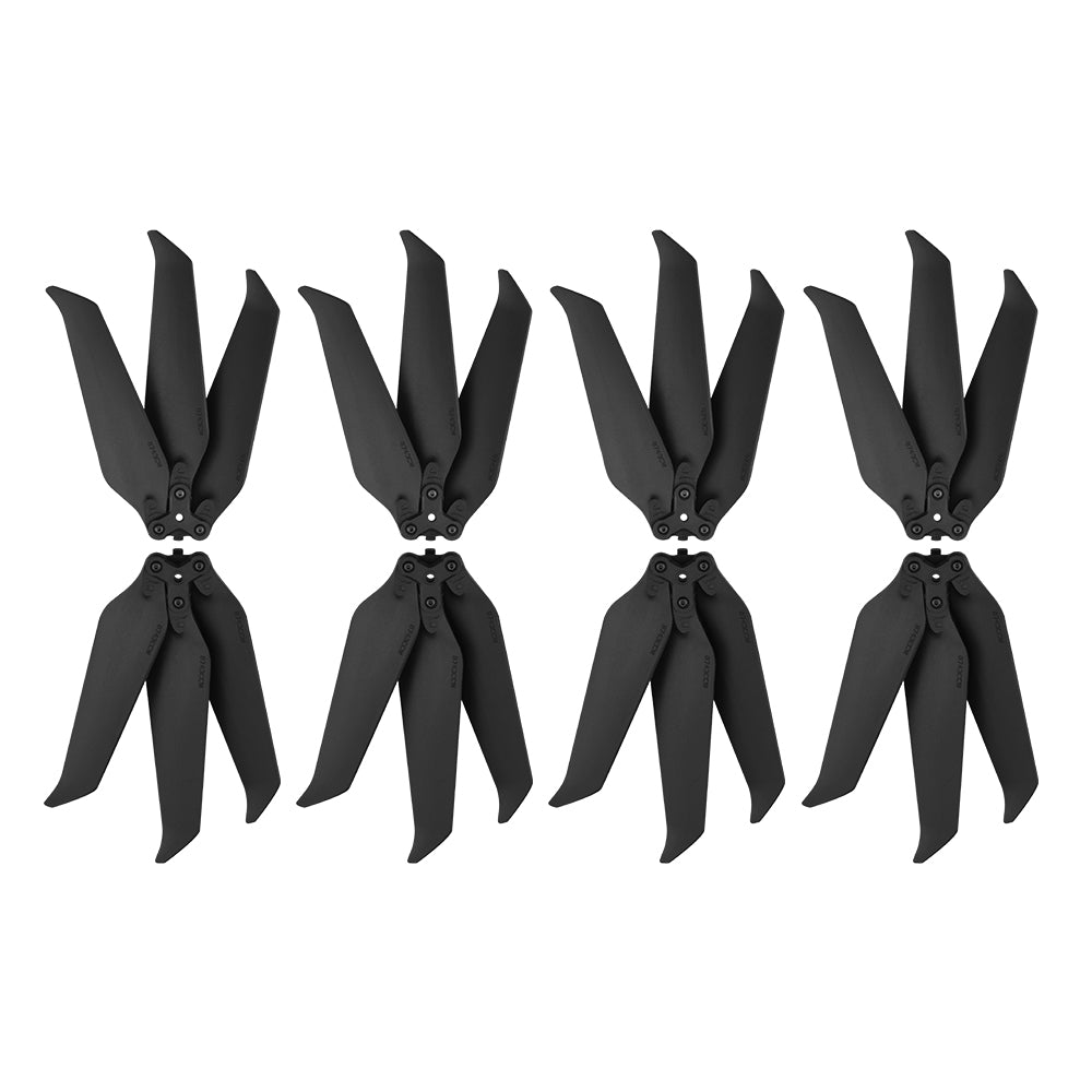 4 Pairs Low-Noise Nylon Three-Blade Propellers Drone Accessories for DJI Mavic 2 8743F