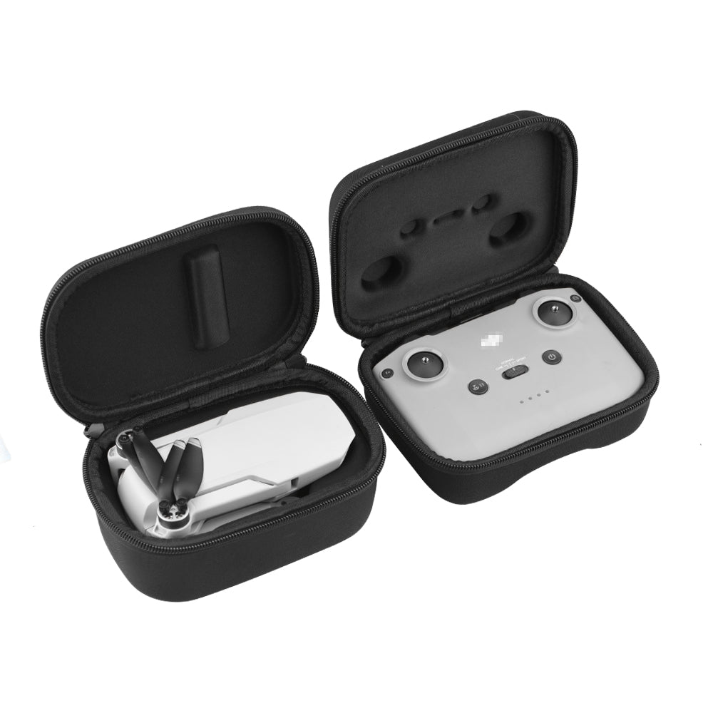 2Pcs/Set Portable Drone + Remote Control Nylon Storage Bag Wear-resistant Mini Carrying Case for DJI Mavic Mini 2