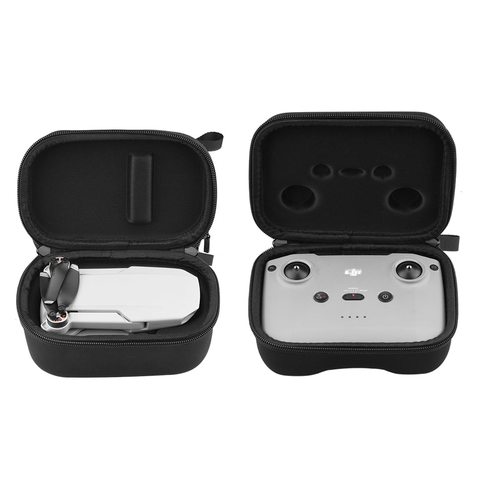 2Pcs/Set Portable Drone + Remote Control Nylon Storage Bag Wear-resistant Mini Carrying Case for DJI Mavic Mini 2