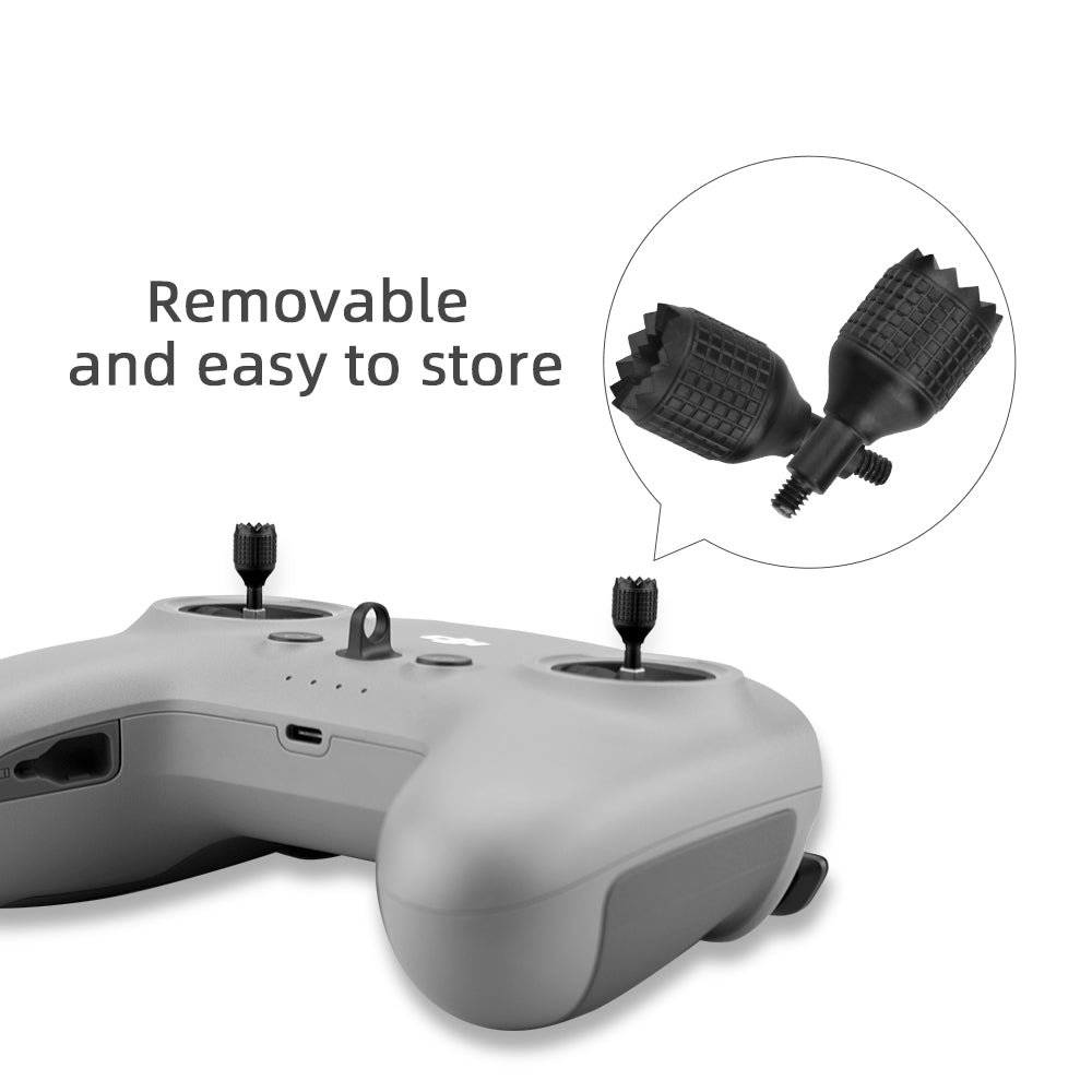 2pcs EWB8436 Replacement Aluminium Alloy Joystick Thumb Rocker Sticks for DJI FPV Combo Remote Control