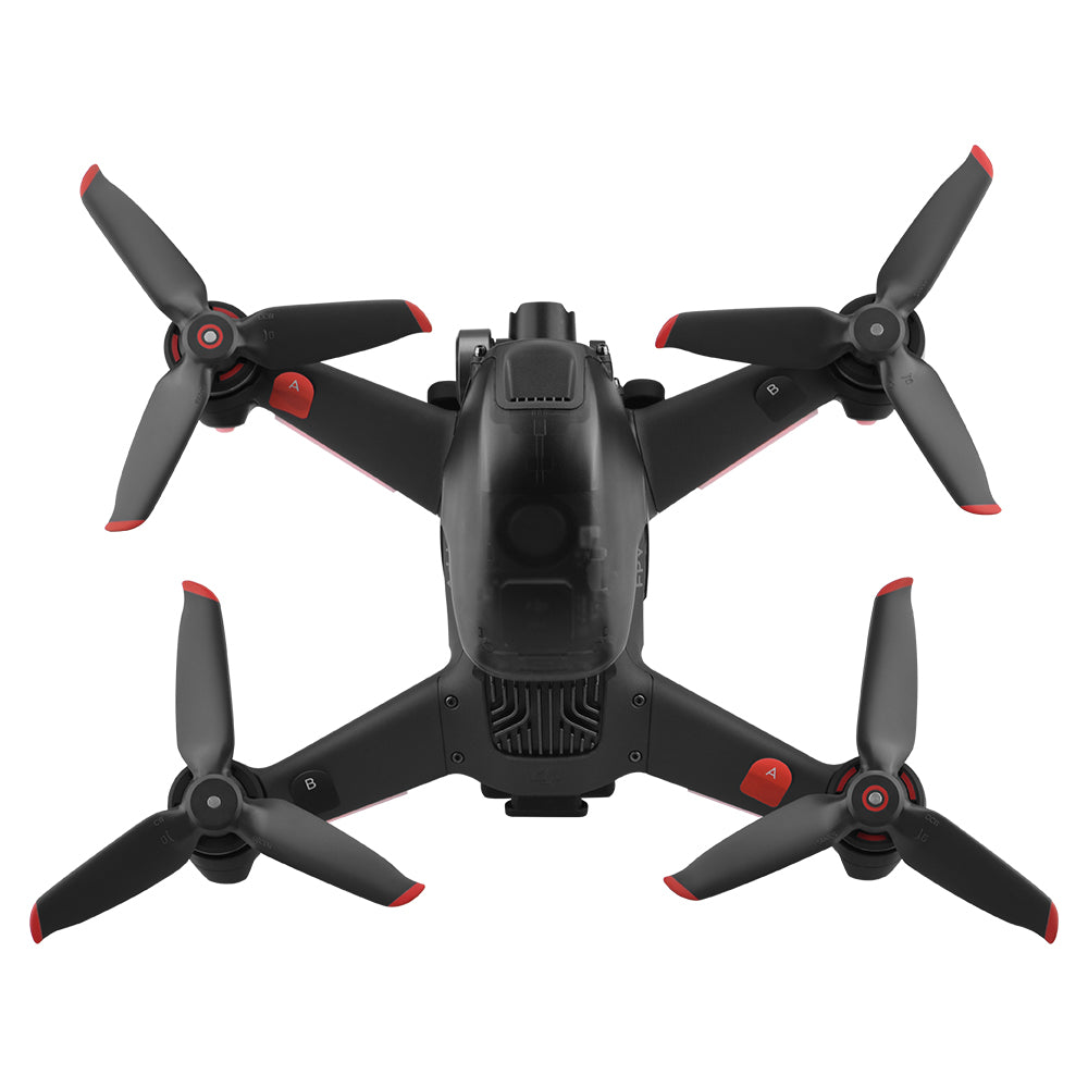 2 Pairs EWB8424_2 Replacement Propeller for DJI FPV Combo Drone Accessories - Red Edge