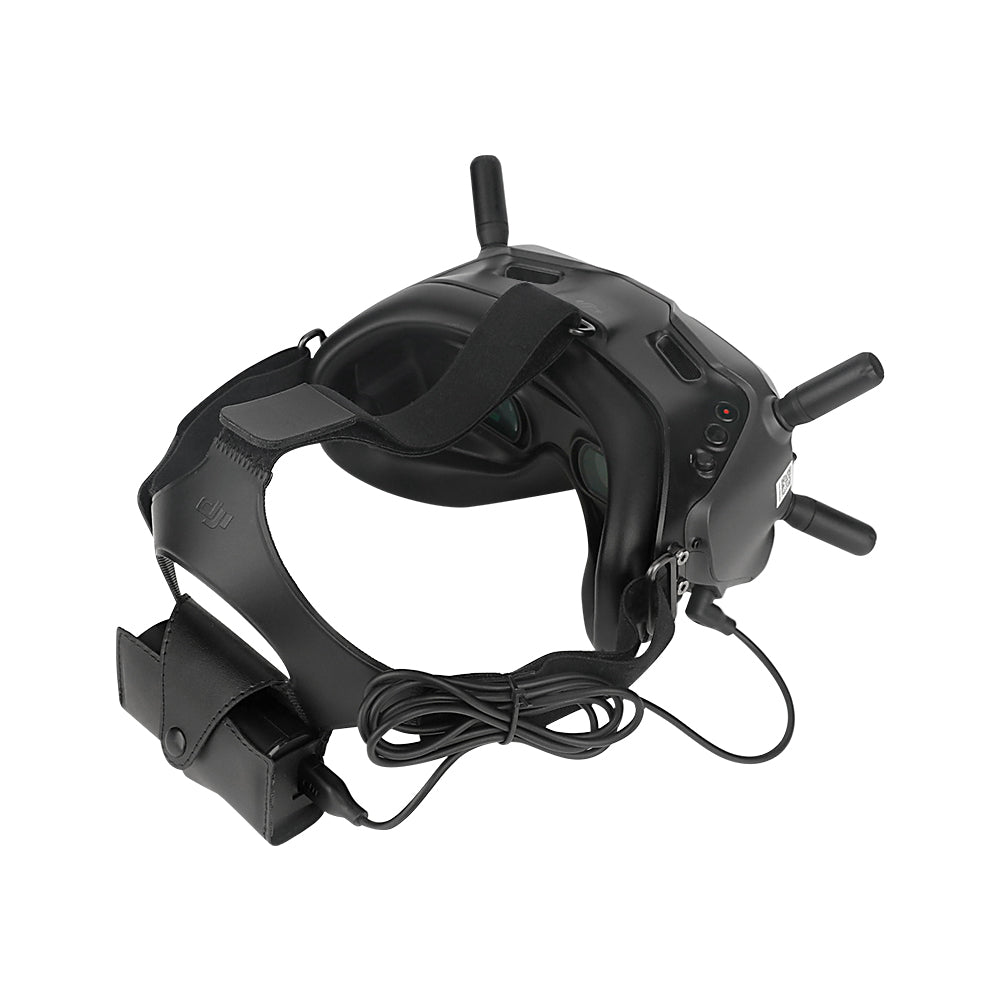 RCSTQ Back Clip Battery Storage Bag Case for DJI FPV V2 Flying Glasses Drone Power Supply Accessories