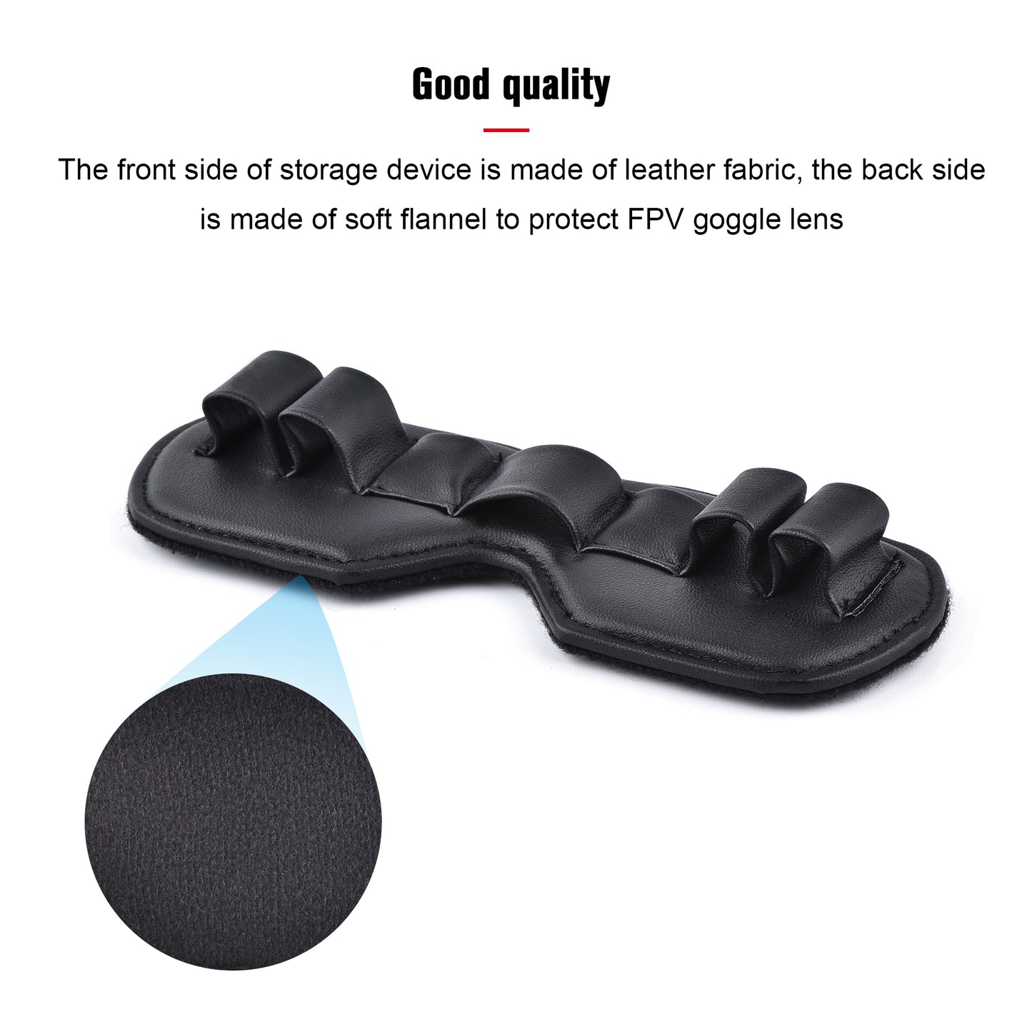 STARTRC 1109557 Antenna Storage Cover SD Card Holder for DJI FPV Goggles V2 Lens Protector