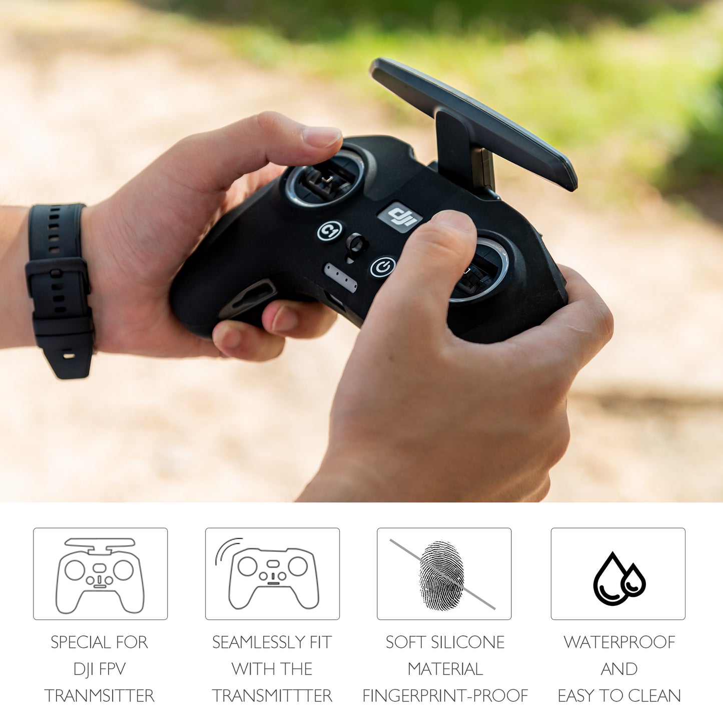 STARTRC Silicone Cover Protetcive Case Skin for DJI FPV Remote Controller