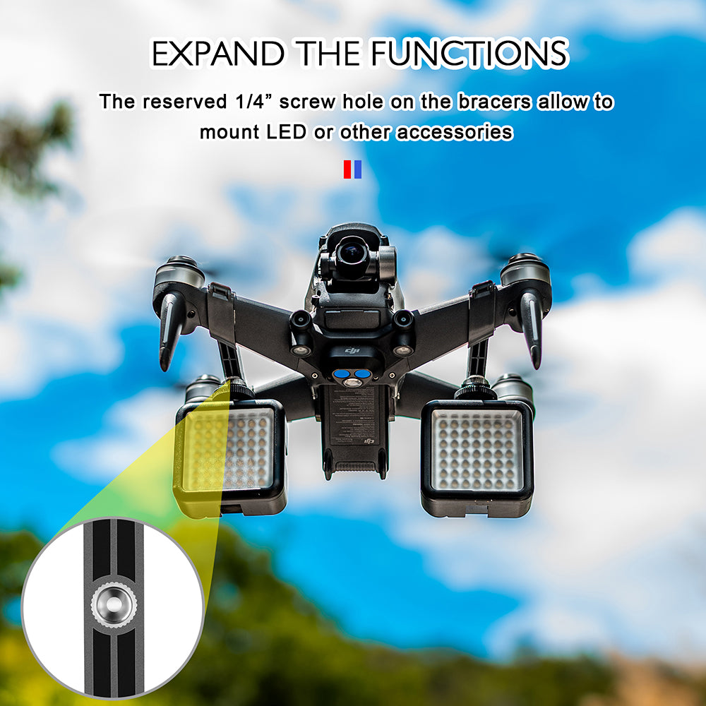 1 Pair STARTRC 1109516 Drone Arm Bracers Arm Reinforcement Protector for DJI FPV