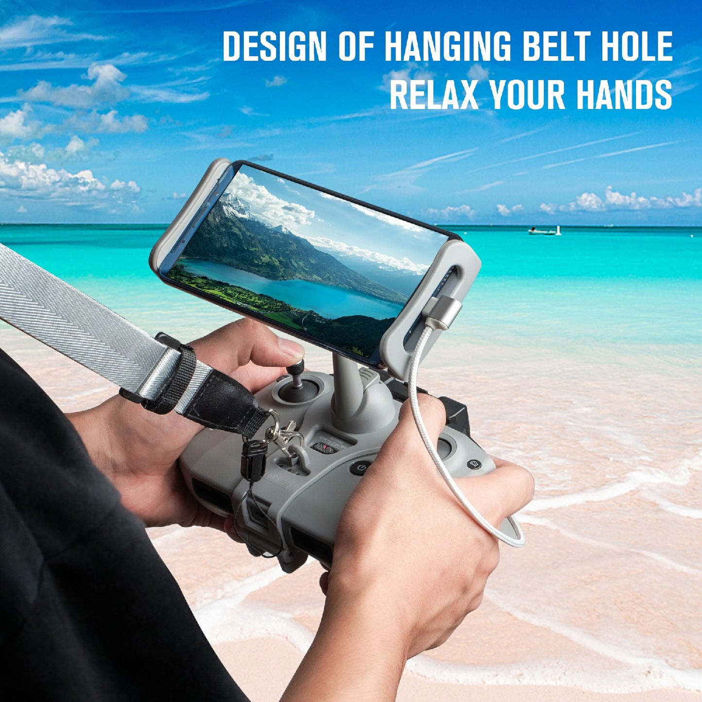 STARTRC Mobile Phone Tablet Holder Bracket for DJI Air 2S/Mini 2/Mavic Air 2 Remote Controller