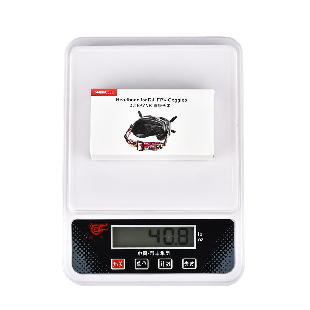 STARTRC Adjustable Headband VR Glasses Head Strap for DJI FPV Goggles/FPV Goggles V2 - Red