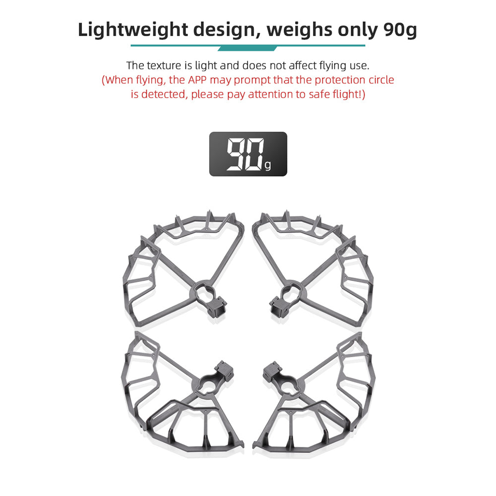 EWB8965 Drone Propeller Protective Guard Anti-collision Rings Set for DJI Mavic Air 2/Air 2S