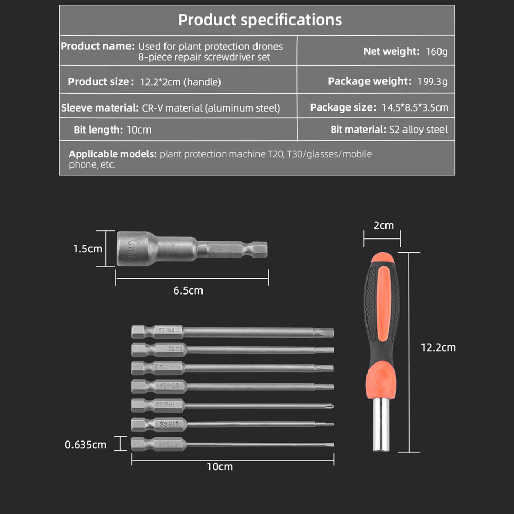 ZZCP8947 For Plant Protective High-quality Hexagonal Screwdriver Cross Sleeve Tool Set