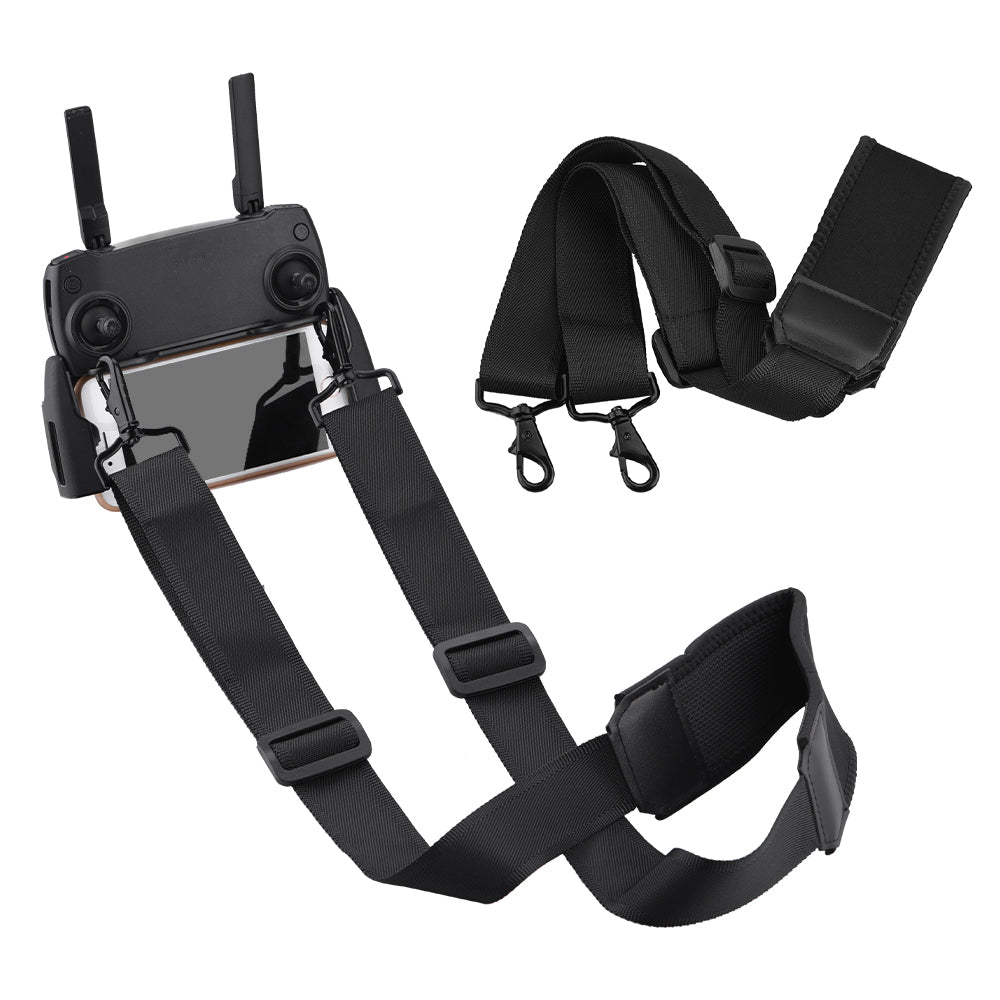 ZZCP8765 For DJI Mavic 2/Pro/Mini/Air/Spark Remote Control Wide Thick Lanyard Hanging Neck Strap with Double Buckle