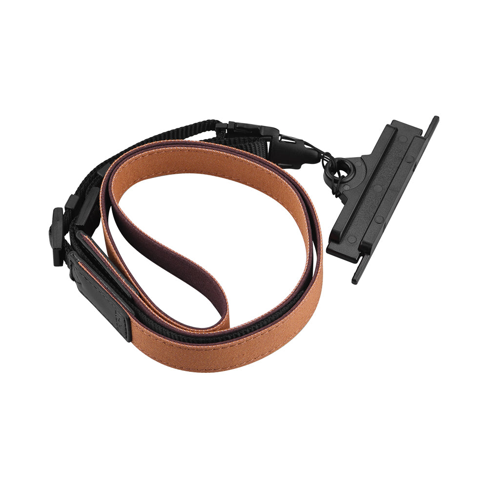 ZZCP8767 For DJI Mavic 2/Pro/Mini/Air/Spark Remote Control Lanyard Neck Strap with Bracket - Brown