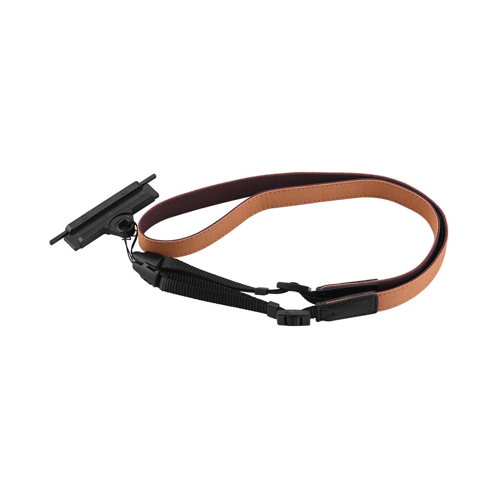 ZZCP8767 For DJI Mavic 2/Pro/Mini/Air/Spark Remote Control Lanyard Neck Strap with Bracket - Brown
