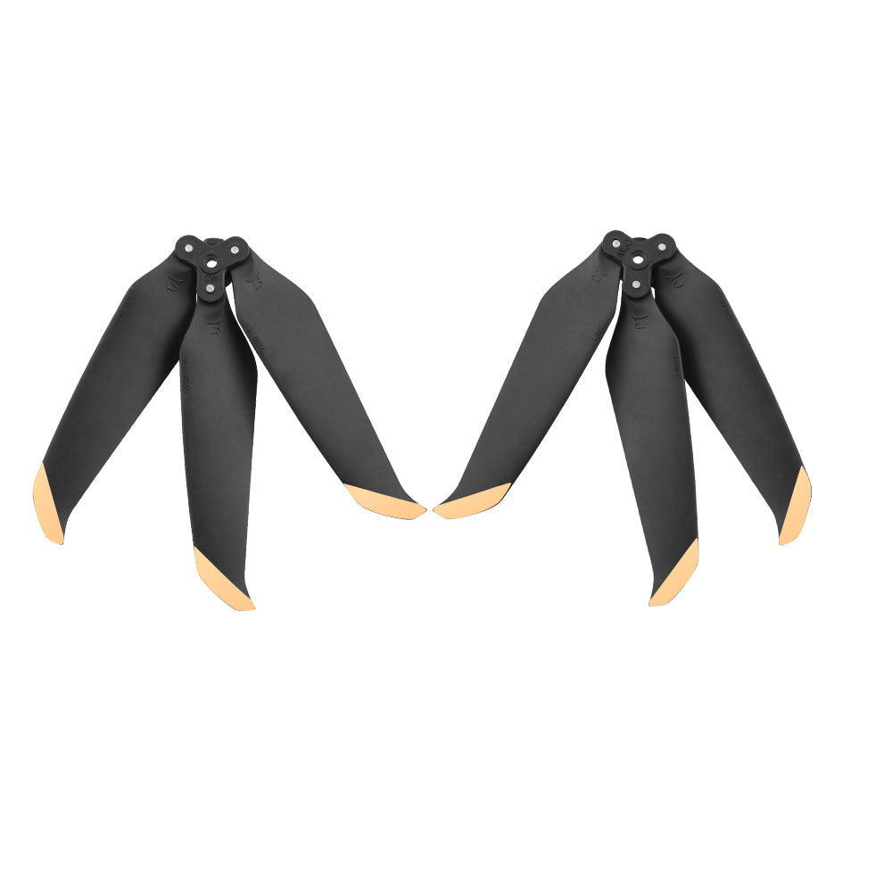 EWB9031 2 Pairs Quick Release Three-blade Propeller Noise Reduction Blade Propeller for DJI Mavic Air 2/Air 2S Drone - Black