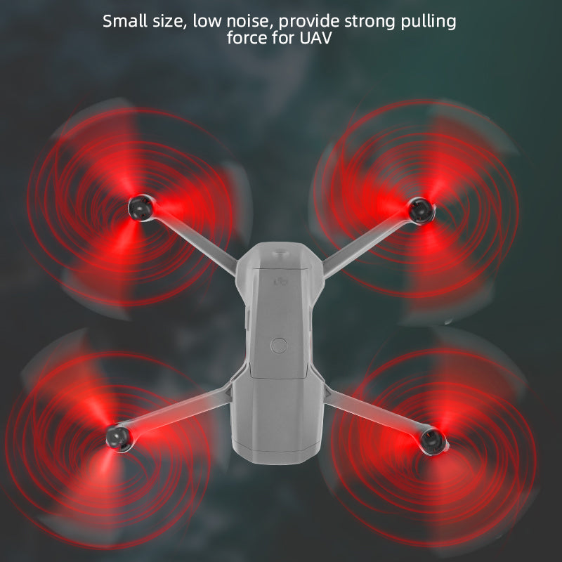 EWB9031 2 Pairs Quick Release Three-blade Propeller Noise Reduction Blade Propeller for DJI Mavic Air 2/Air 2S Drone - Black