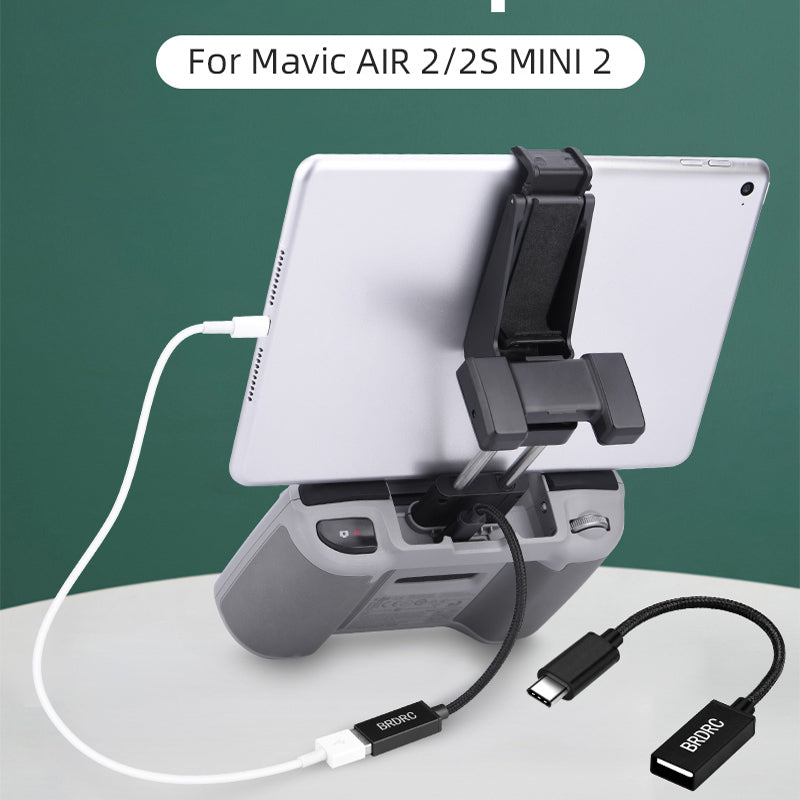 HSP6644 USB-C to USB-A Data Cable OTG Adapter for DJI Mavic AIR 2/2S MINI 2/FPV Goggles V2