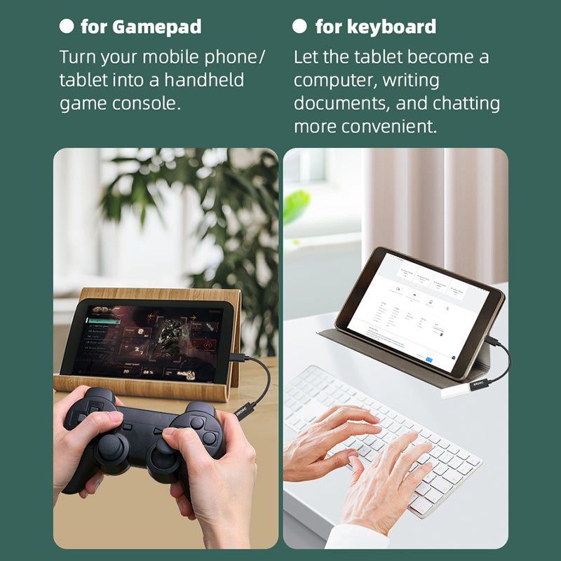 HSP6644 USB-C to USB-A Data Cable OTG Adapter for DJI Mavic AIR 2/2S MINI 2/FPV Goggles V2