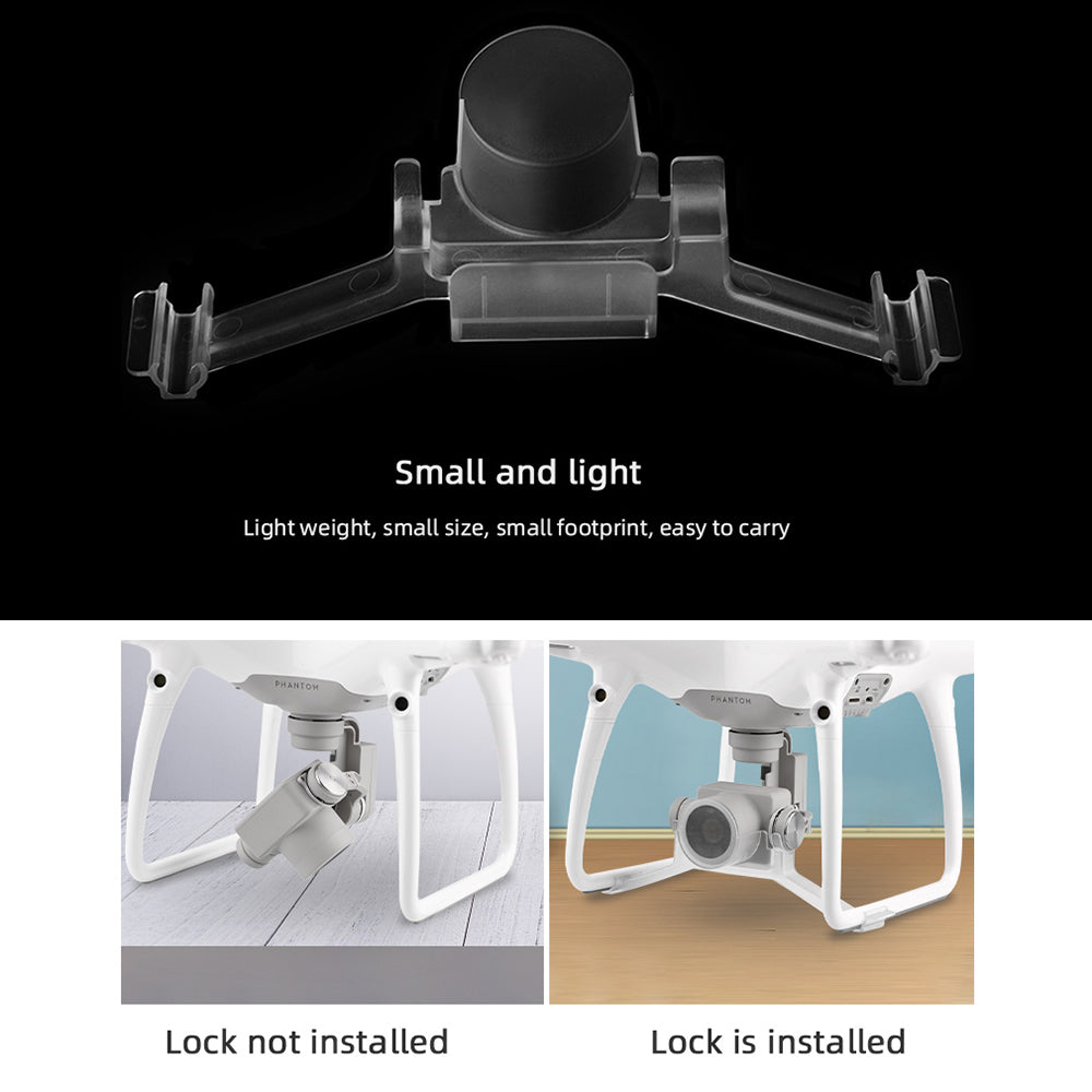 EWB8010 Gimbal Camera Lens Protection Cover Gimbal Lock Holder for DJI Phantom 4 Pro