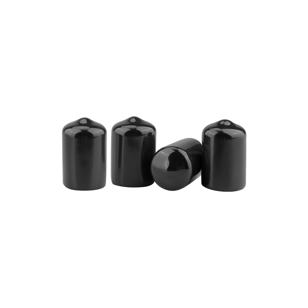 UTAIDU EWB8636 4Pcs/Set Antenna Cap Protective Cover Sleeve for DJI FPV Goggles - Black