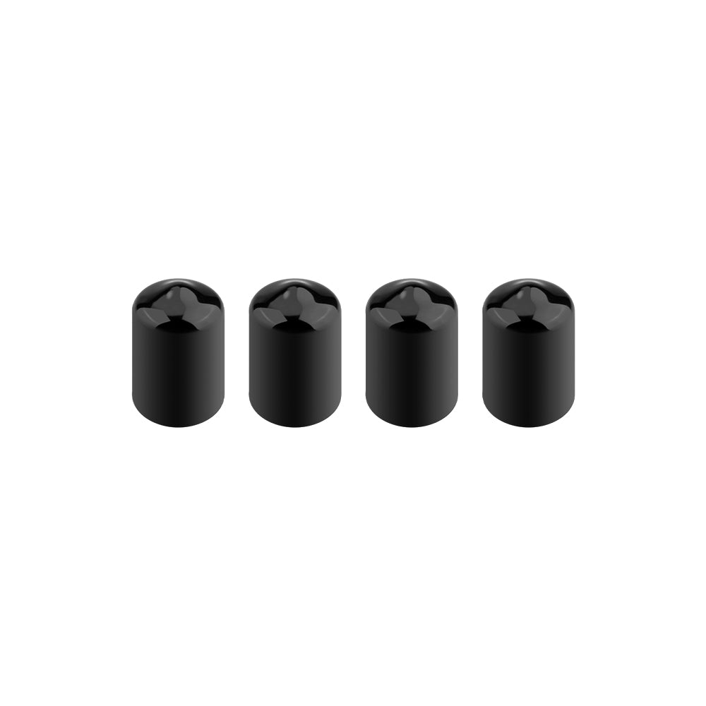 UTAIDU EWB8636 4Pcs/Set Antenna Cap Protective Cover Sleeve for DJI FPV Goggles - Black