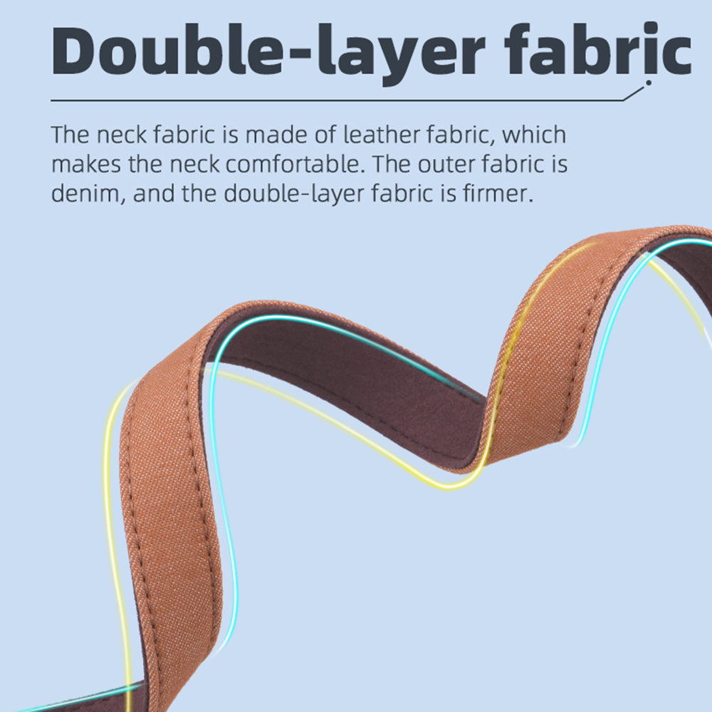 UTAIDU EWB8664 Dual-color Neck Lanyard Strap for DJI FPV Drone - Brown