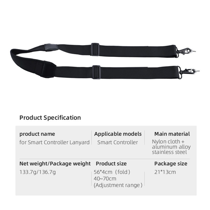 EWB8720 Smart Remote Controller Lanyard Neck Strap for DJI Mavic 2/Mavic Air 2/DJI Air 2S
