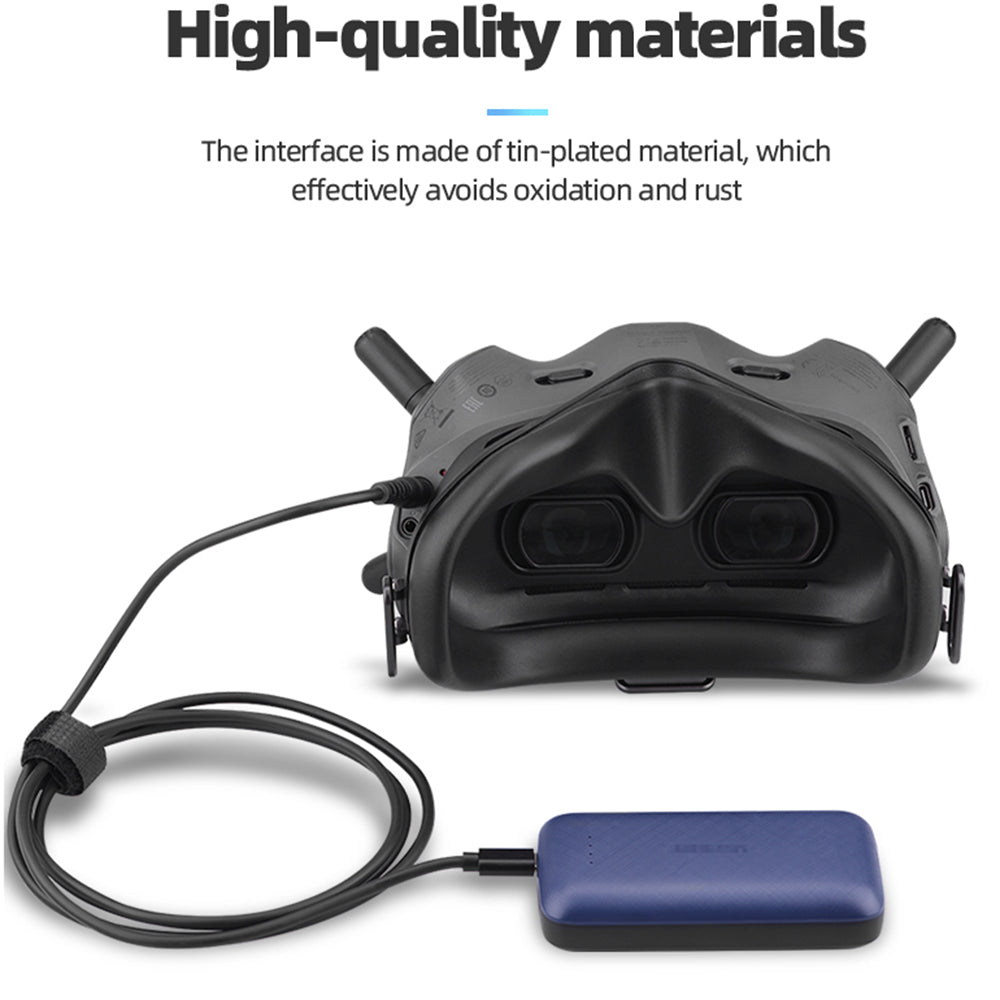 EWB8701 Power Bank Power Supply Cable Cord for DJI FPV Goggles V2