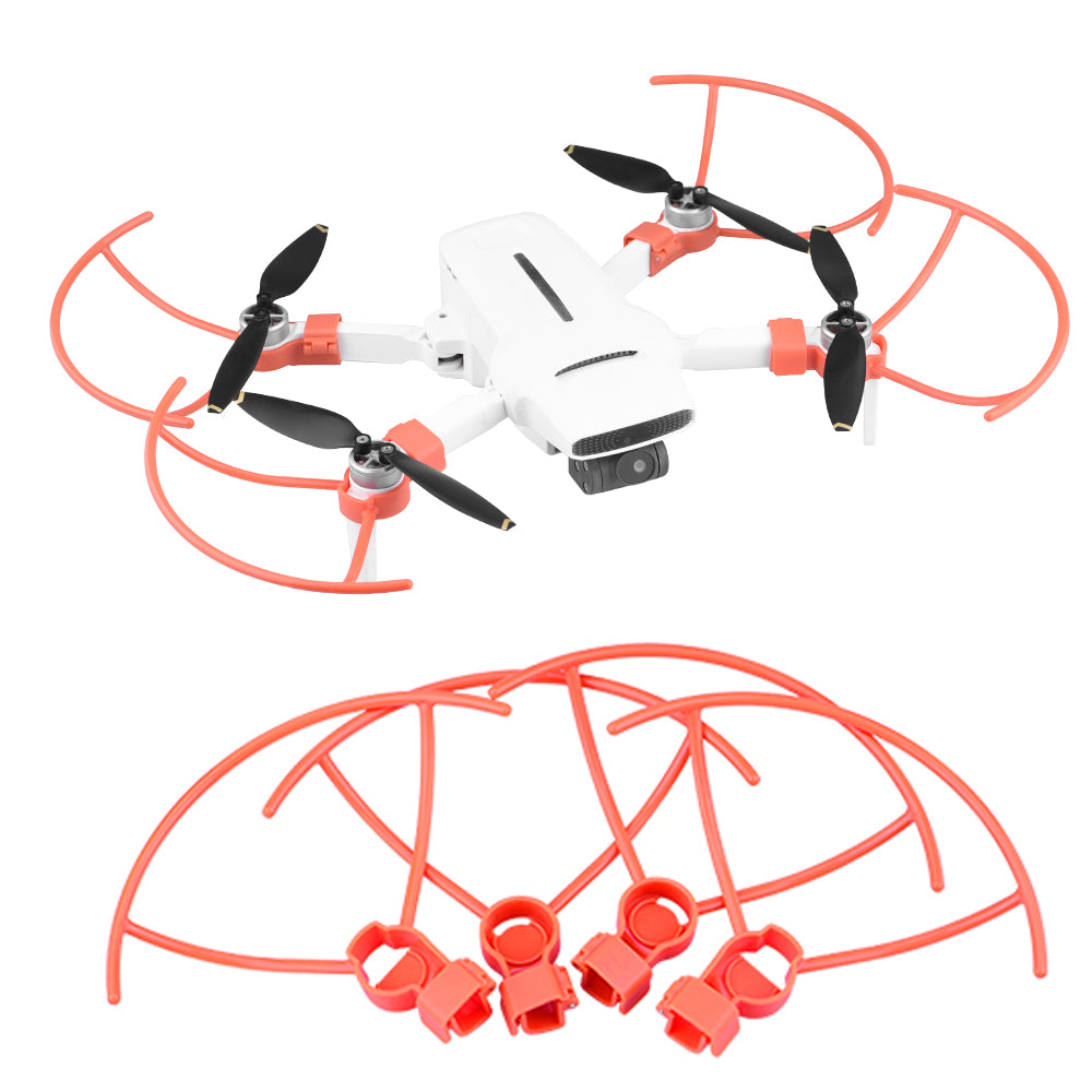 EWB8732 High-quality Blade Protection Cover Anti-Collision Propeller Protector Circle Guard for FIMI X8 Mini Drone - Orange