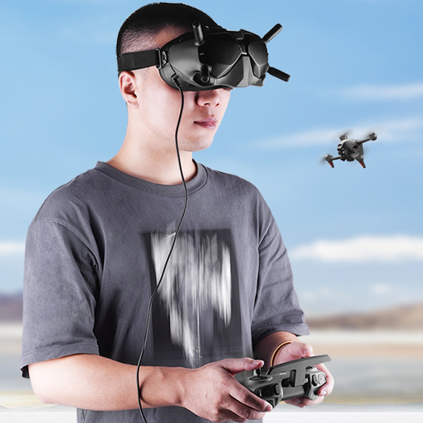 EWB8746_1 31cm Battery Power Supply Cable Cord for DJI FPV Goggles V2