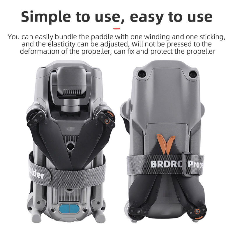 EWB8756 2Pcs Drone Universal Propellers Holder Mount Strap Cable Tie Prop Blade Stabilizer for DJI Mavic Mini/Mavic 2 Pro/X8 SE