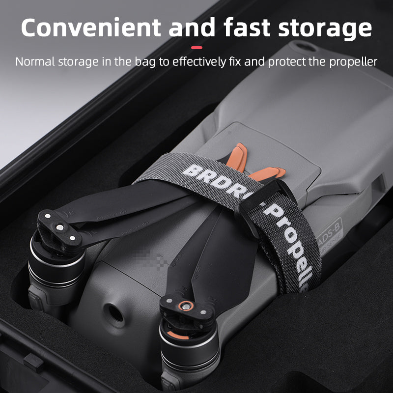 EWB8756 2Pcs Drone Universal Propellers Holder Mount Strap Cable Tie Prop Blade Stabilizer for DJI Mavic Mini/Mavic 2 Pro/X8 SE