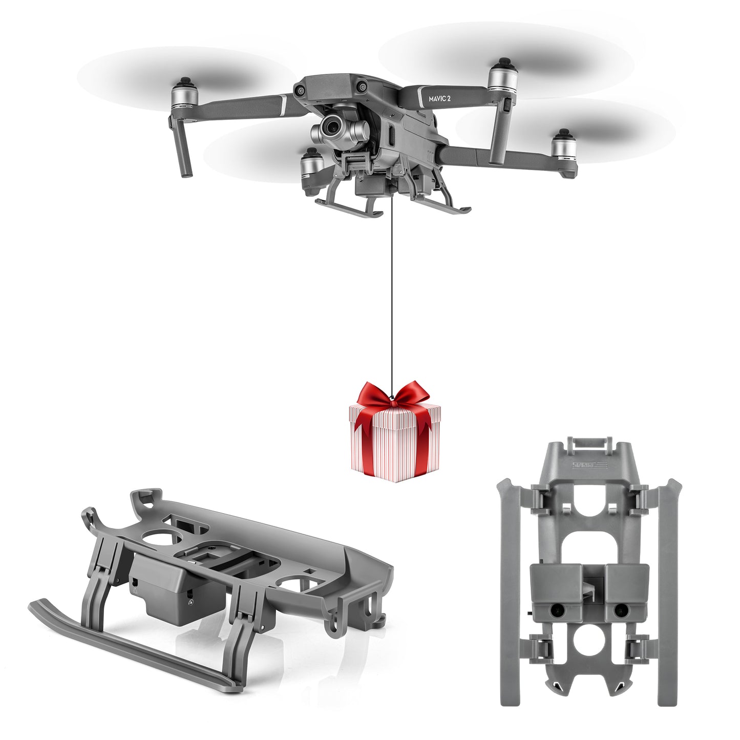 STARTRC 1109923 Drone Thrower Gift Delivery Device Air Dropping System for DJI Mavic 2
