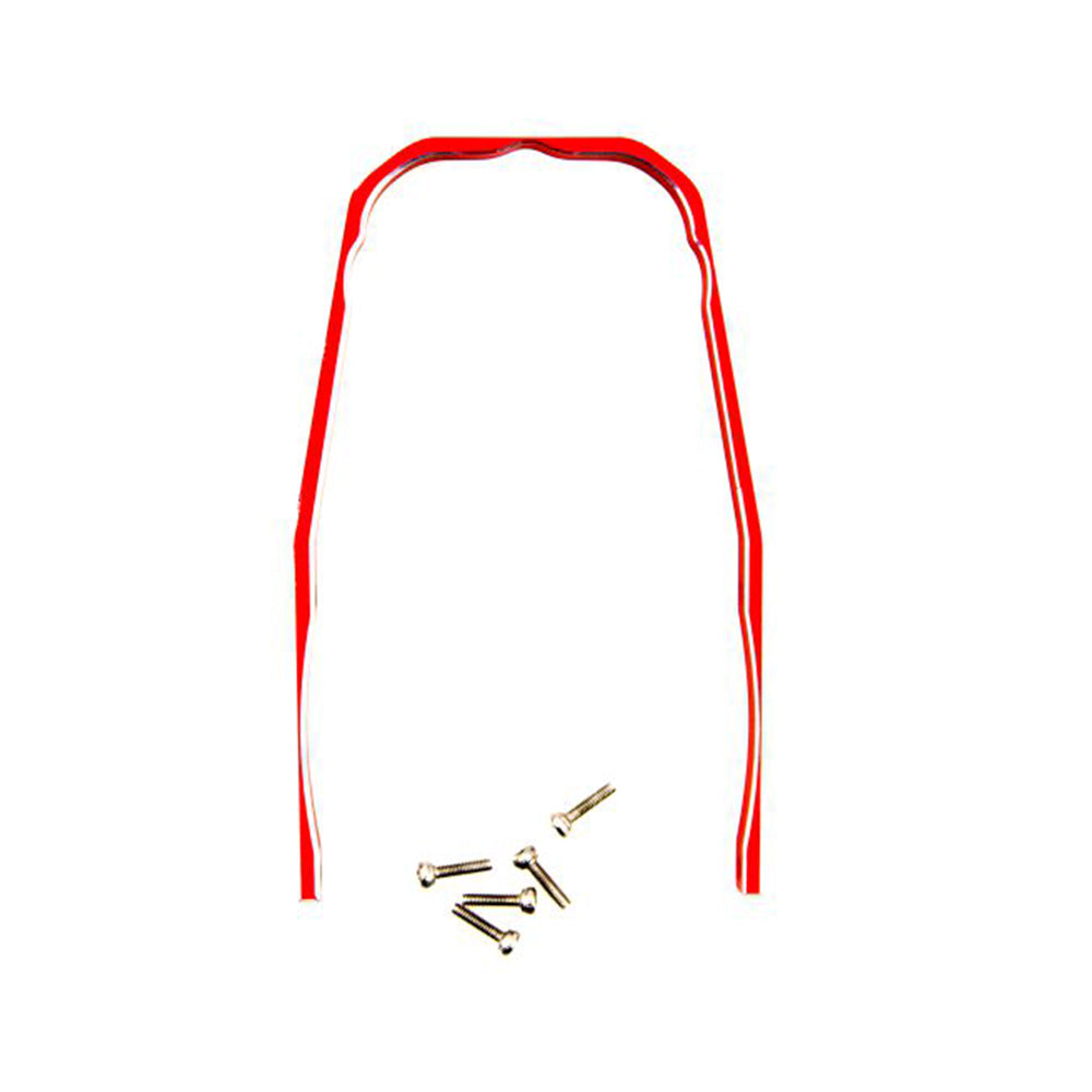 EWB8580 Aluminum Alloy Drone Top Protection Bar Bumper Guard for DJI FPV Combo - Red