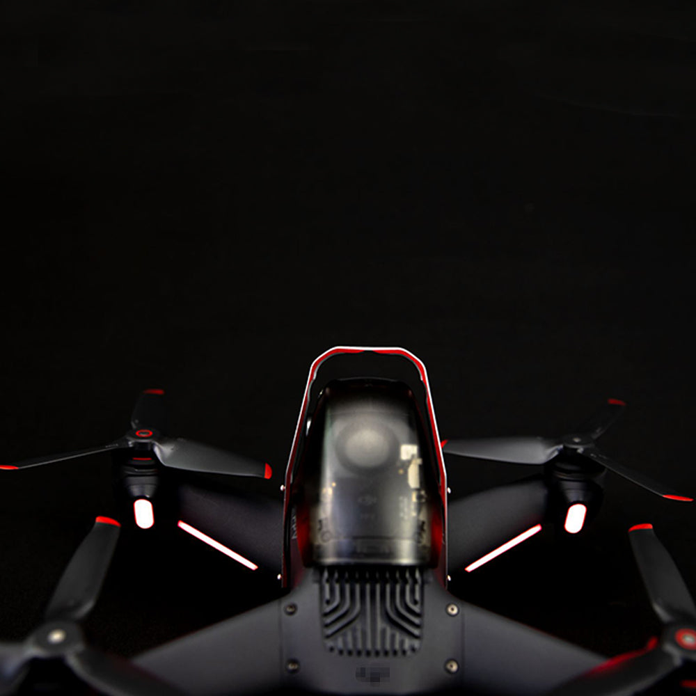 EWB8580 Aluminum Alloy Drone Top Protection Bar Bumper Guard for DJI FPV Combo - Red