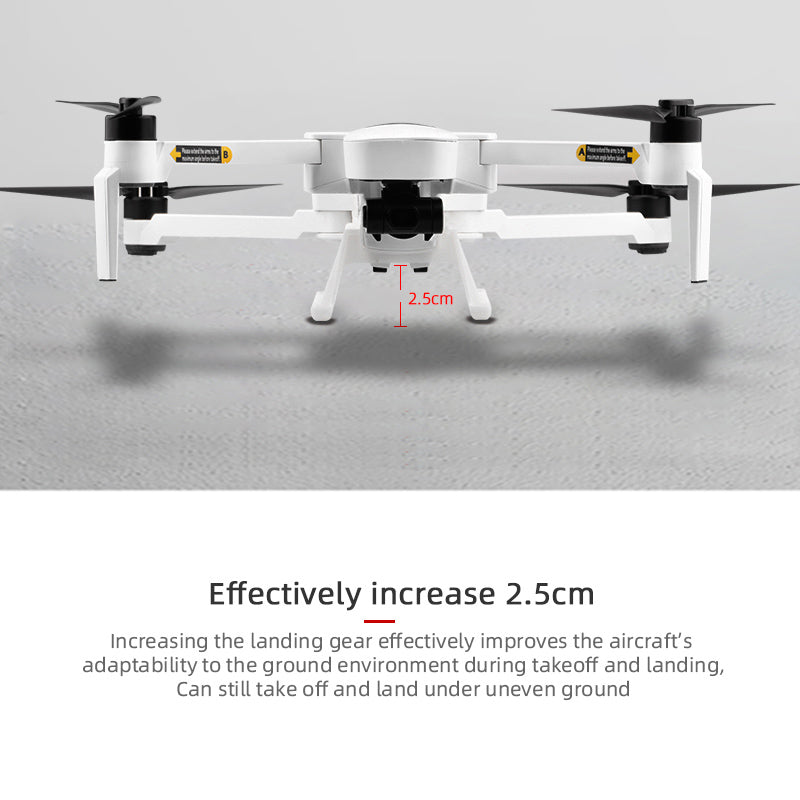 BRDRC EWB8165 Drone Quick Release Landing Gear Gimbal Guard Heightened Protection Stand for Hubsan Zino H117S