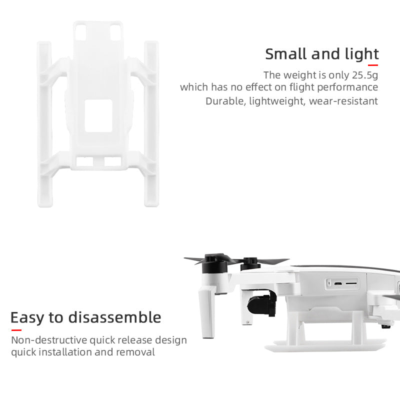 BRDRC EWB8165 Drone Quick Release Landing Gear Gimbal Guard Heightened Protection Stand for Hubsan Zino H117S