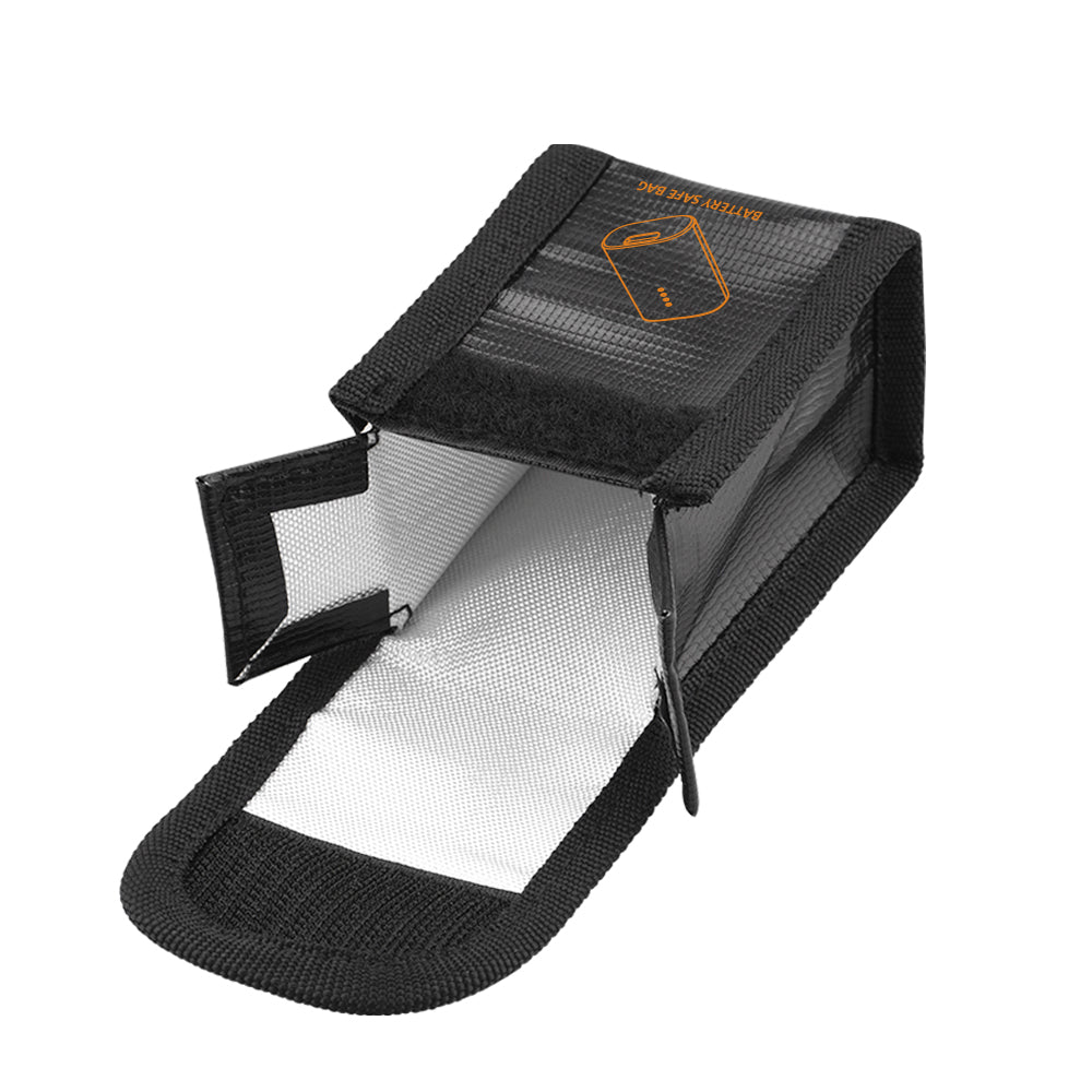 EWB8428_1 EWB8429_1 Fireproof Explosion-Proof Battery Safe Bag Battery Protection Bag for DJI FPV Combo - Black