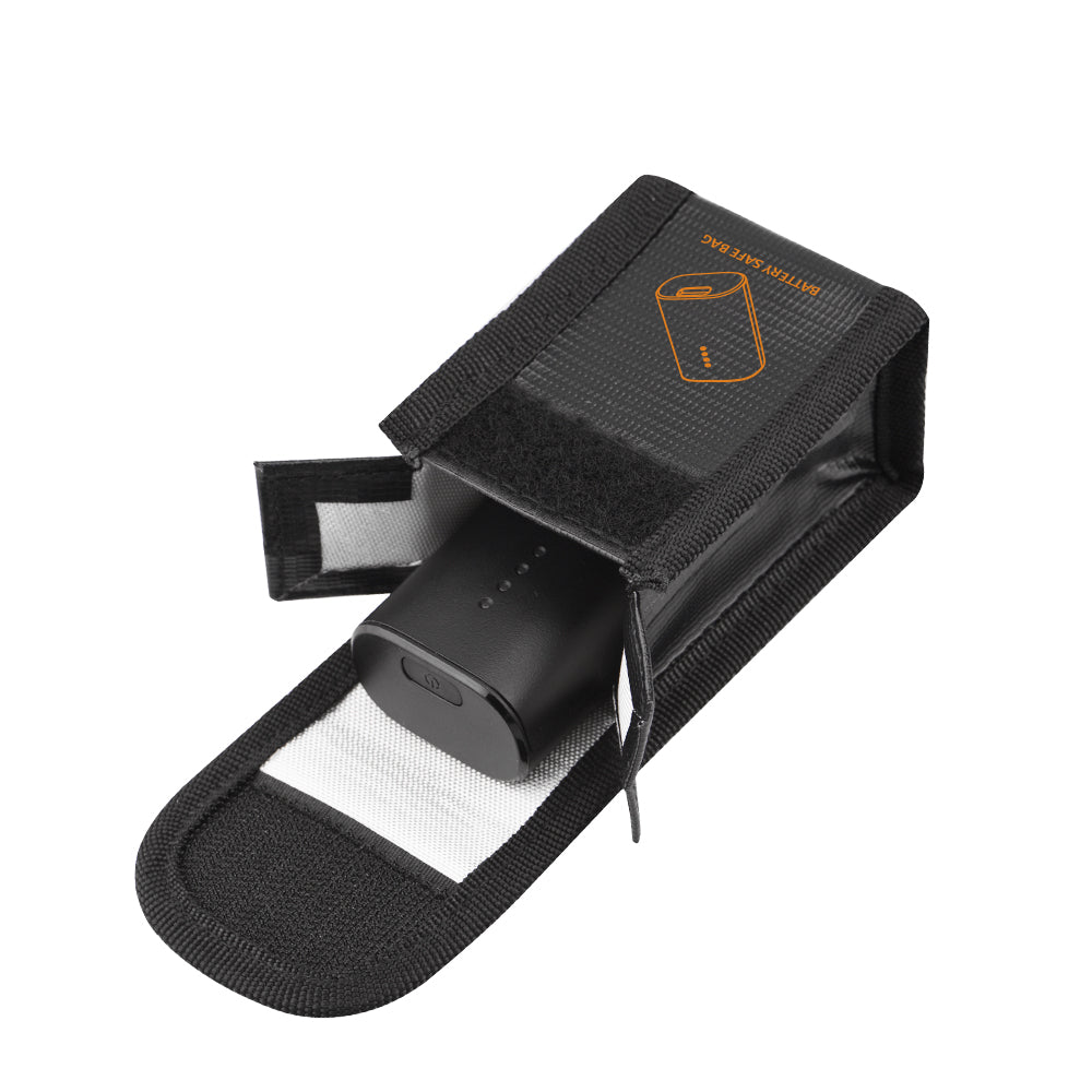 EWB8428_1 EWB8429_1 Fireproof Explosion-Proof Battery Safe Bag Battery Protection Bag for DJI FPV Combo - Black
