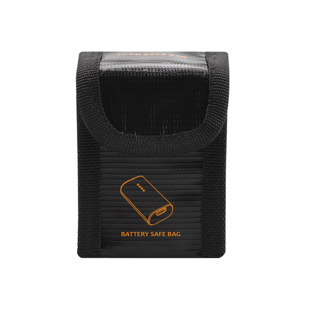 EWB8428_1 EWB8429_1 Fireproof Explosion-Proof Battery Safe Bag Battery Protection Bag for DJI FPV Combo - Black