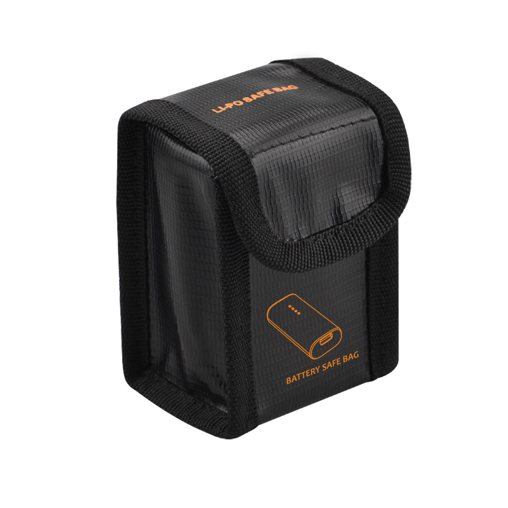 EWB8428_1 EWB8429_1 Fireproof Explosion-Proof Battery Safe Bag Battery Protection Bag for DJI FPV Combo - Black