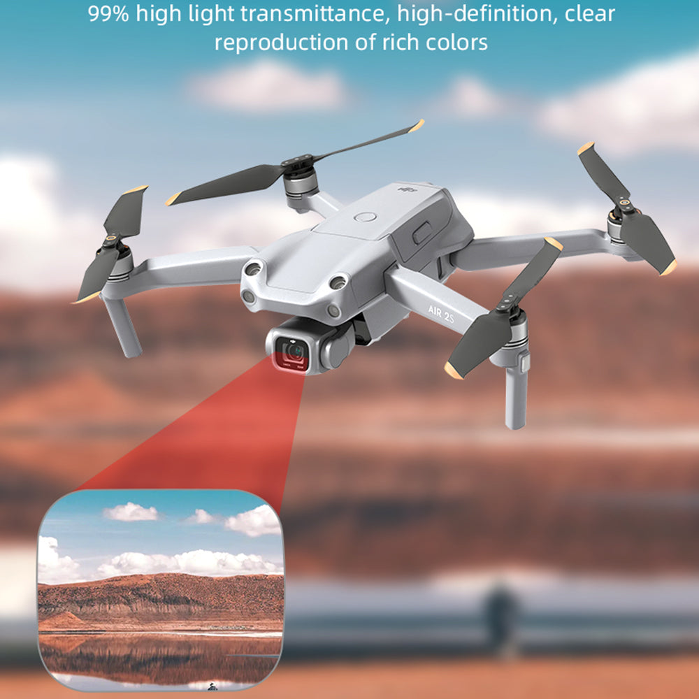 EWB8581_1 Camera Lens Protector 9H Anti-scratch Tempered Glass Film Cover for DJI Mavic Air 2S